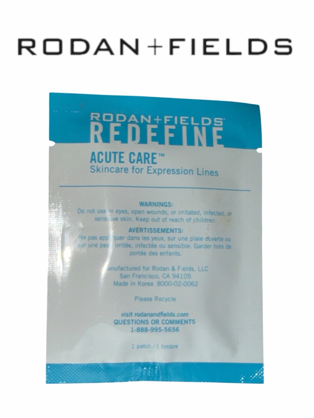 Rodan + Fields REDEFINE Acute Care‎ Skincare for Expression Lines - 7 Total